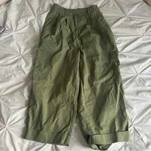NWOT Wilfred Free Green Balloon  Pant Size 0